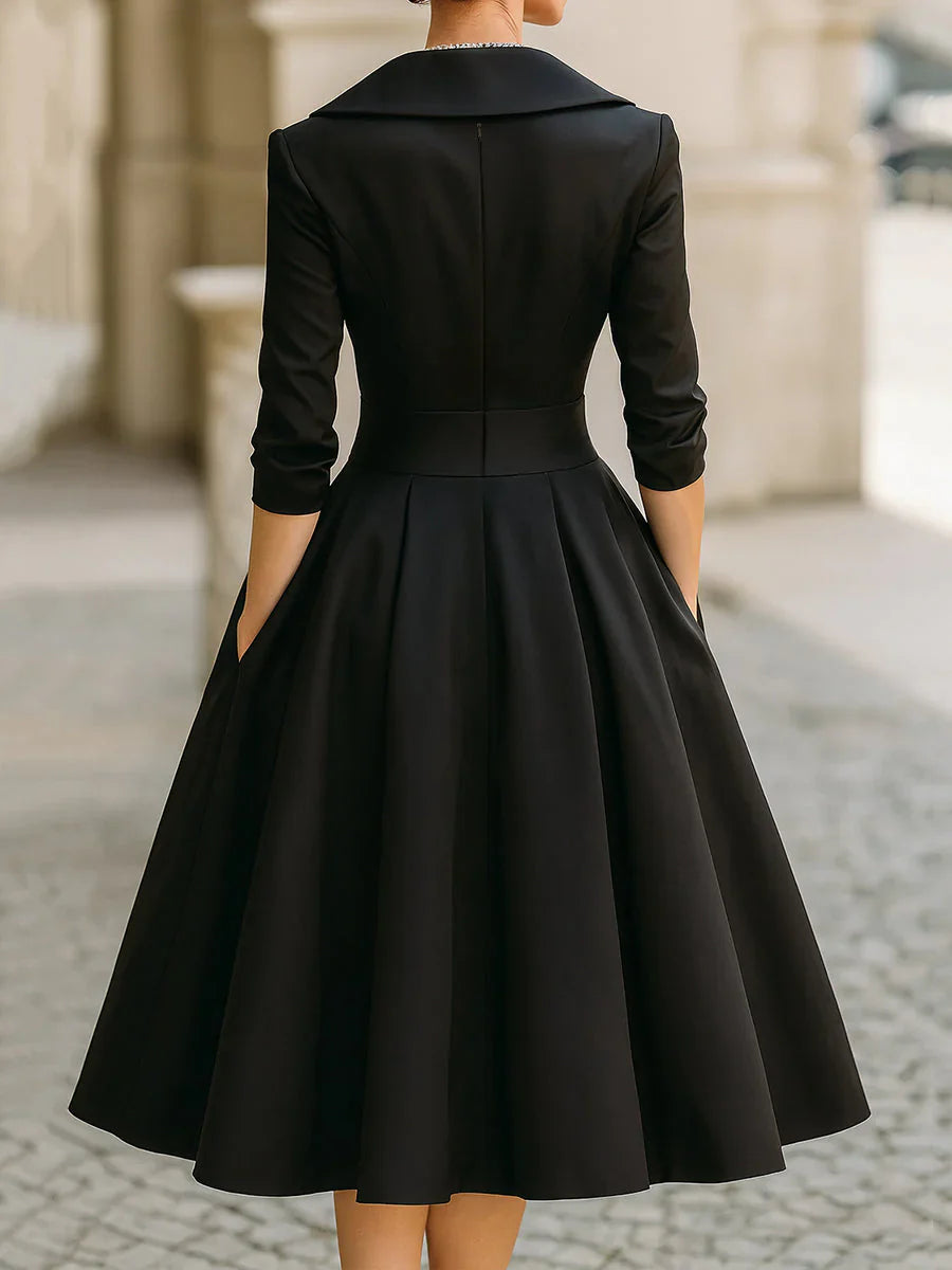 Ceryn™ | Satin Midi Dress