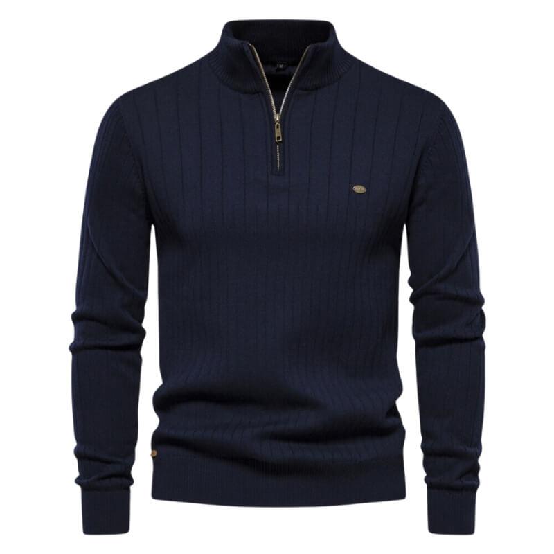 RICCI | CASUAL HALF-ZIP SWEATER