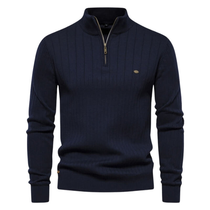 RICCI | CASUAL HALF-ZIP SWEATER