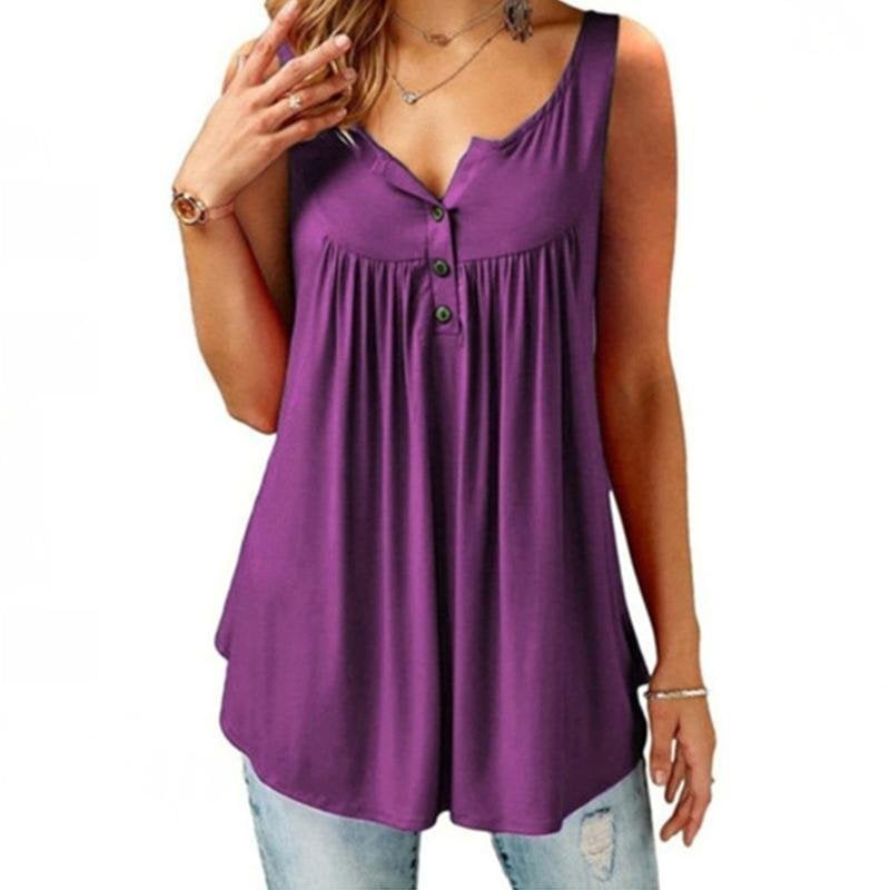 Jill | Effortless Button Tank