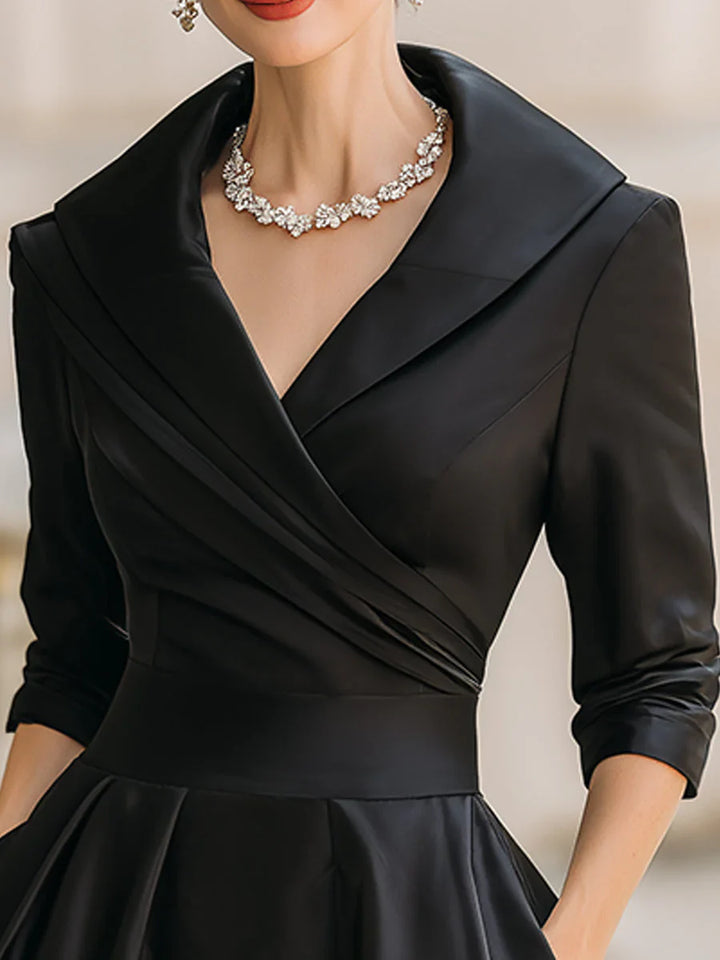 Ceryn™ | Satin Midi Dress