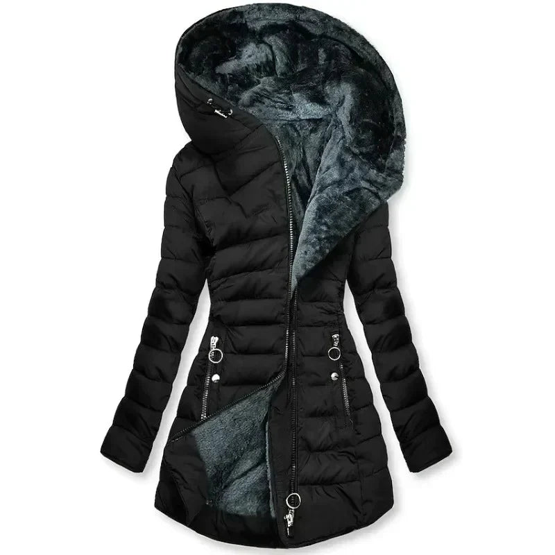 Abigail | Fur Lined Hooded Jacket